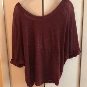 Free People  off-shoulder short sleeve